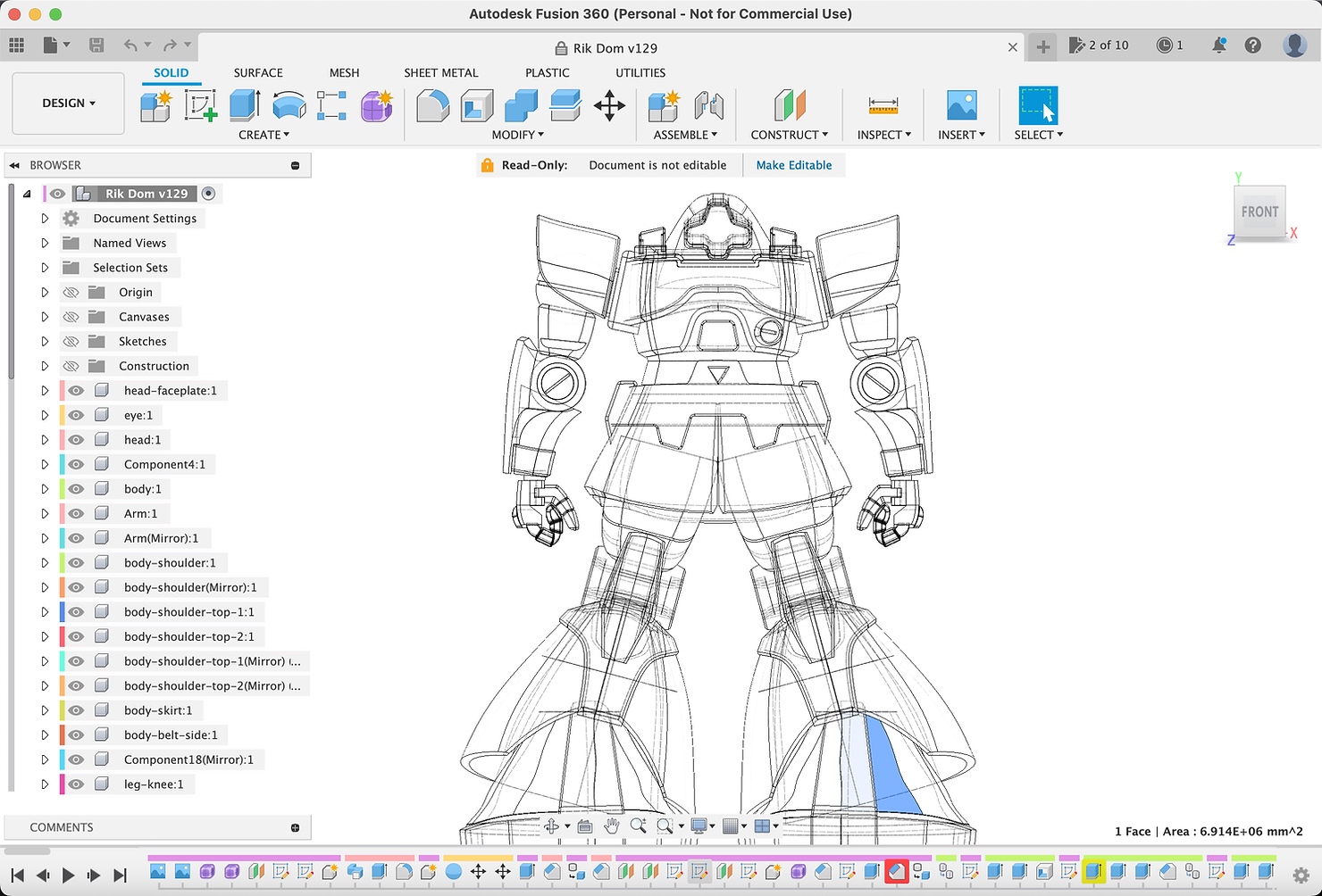 Fusion 360操作界面