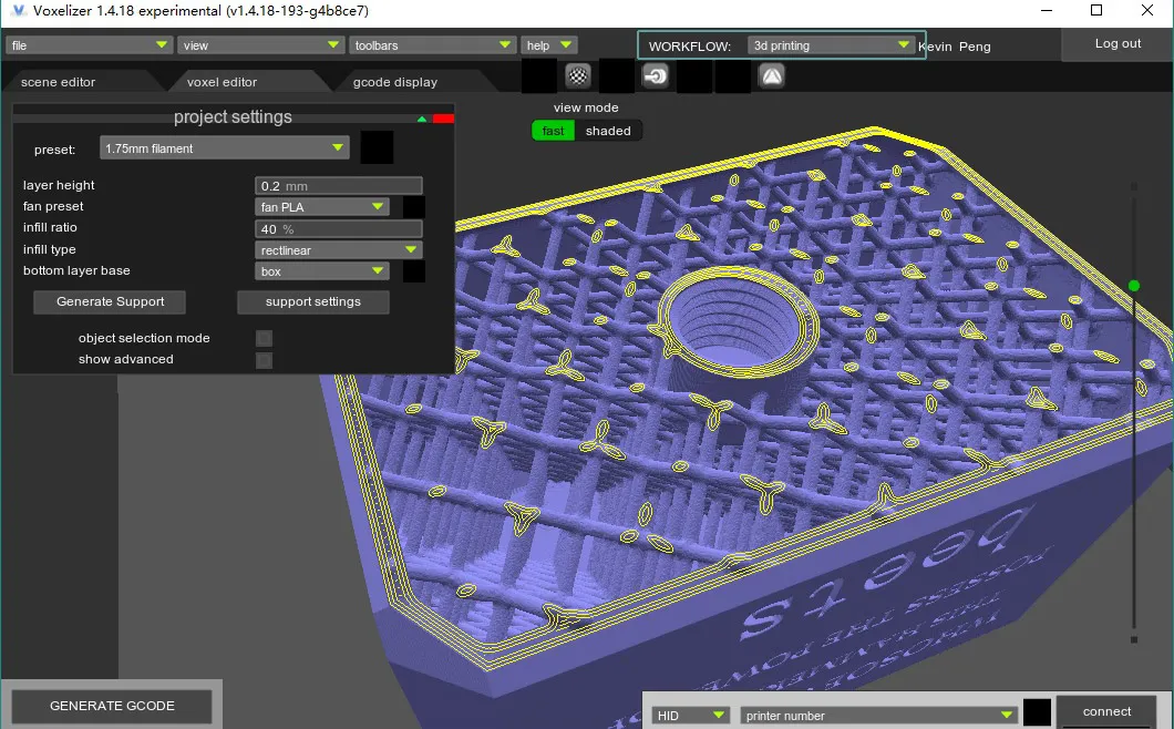 为雷神锤3D打印晶格结构填充 (lattice pattern)